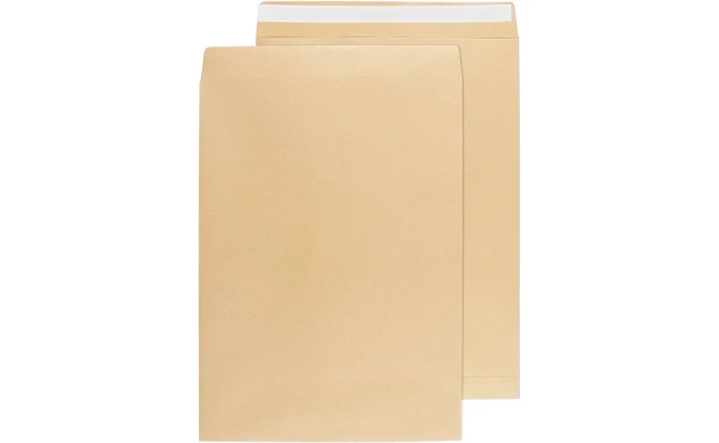 Brown A4 Envelopes Pack of 50